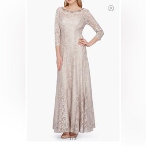 NWOT Tahari Embellished Lace Dress Size 16